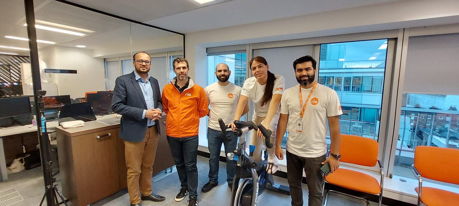 RIA’s 24-hour non-stop cycling challenge to donate educational materials for 1500 underprivileged street students in Sylhet