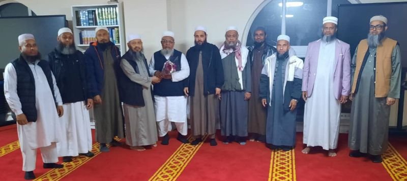 সাবেক এমপি মাওলানা শাহিনুর পাশা চৌধুরীকে সংবর্ধনা
